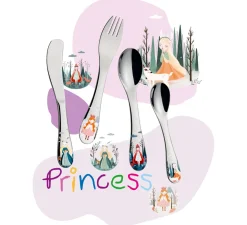 Cilio Kinderbesteck 4-tlg. PRINCESS