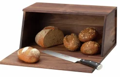 Continenta Brotkasten Walnuss 40x26x18,5 cm
