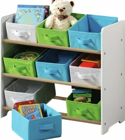 Kesper Kinderregal mit Aufbewahrungskisten