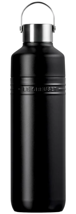 LE CREUSET Trinkflasche Schwarz Matt ON THE GO