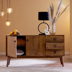 Light&Living Lampenschirm Zylinder VELOURS