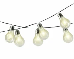 Lumineo Solar Lichterkette mit 10 Lampen