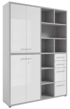 Manjana Home Office Kombination -Glas- TEXAS