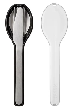 Mepal Besteck-Set 3-tlg Nordic black ELLIPSE
