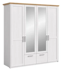 MID.YOU Kleiderschrank 4-türig VERONA
