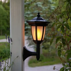 STAR TRADING LED-Solar-Laterne 4 in 1 FLAME 4 IN 1