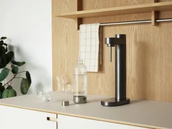 Stelton Brus Wassersprudler inkl. Wasserflasche - black metallic