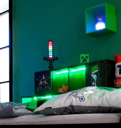 Zurbrüggen LED-Tischlampe NETHERITE MINECRAFT