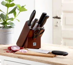 ZWILLING Messerblock VierSterne Walnuss